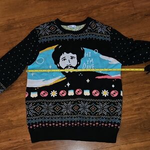 Hulu My Name Is Dave Sweater Size XL